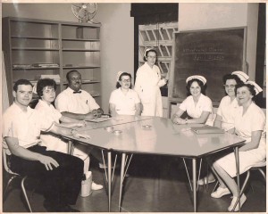 Bruce Babcock in Psychiatric Attendant's Class at Gowanda Psychiatric Center, Helmuth (Gowanda), NY, 1963