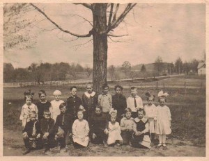Elementary School Class, Possibly in Collins, New York (Including Charles A. Babcock), 1922