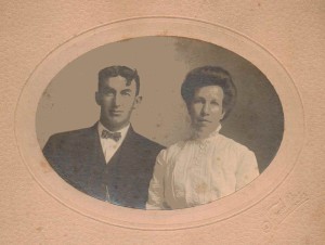 Jonathan and Bertha (Gould) Babcock, Gowanda, NY, Circa 1900